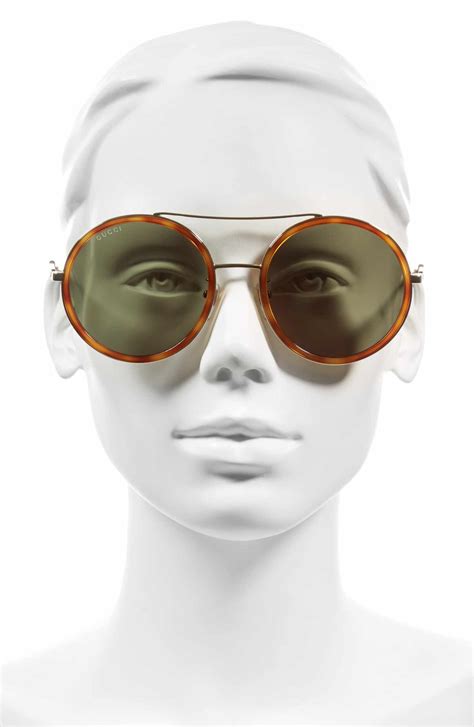 gucci 56mm round sunglasses|gucci vintage round sunglasses.